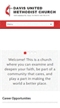 Mobile Screenshot of davisumc.org